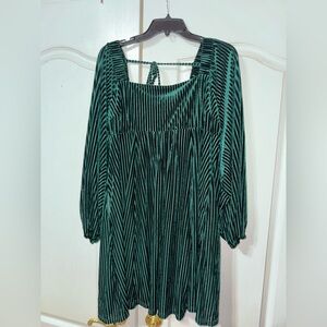 Velvet Babydoll Dress